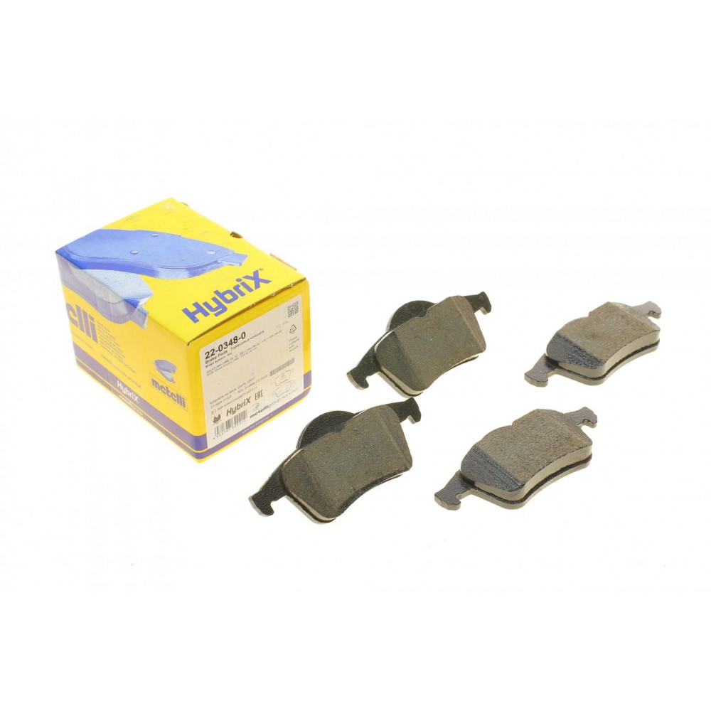 22-0348-0 METELLI Комплект гальмівних колодок дисковий гальм