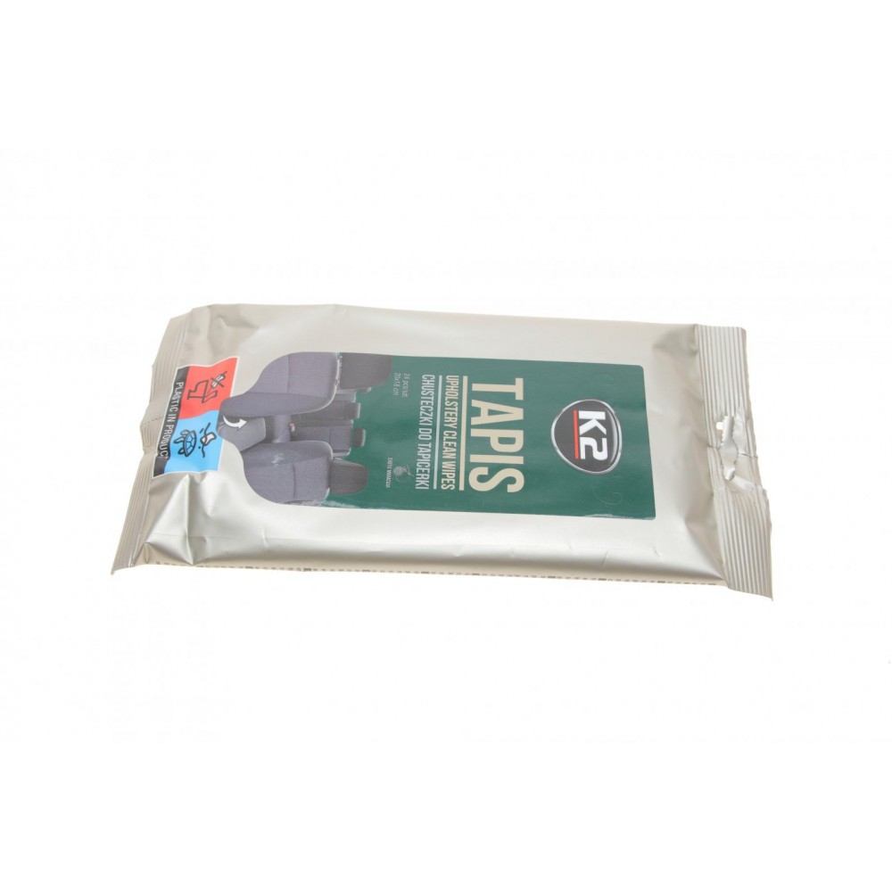 Салфетки влажные для очистки тканевой обивки K2 TAPIS WIPES 24шт (K212) купити в Україні
