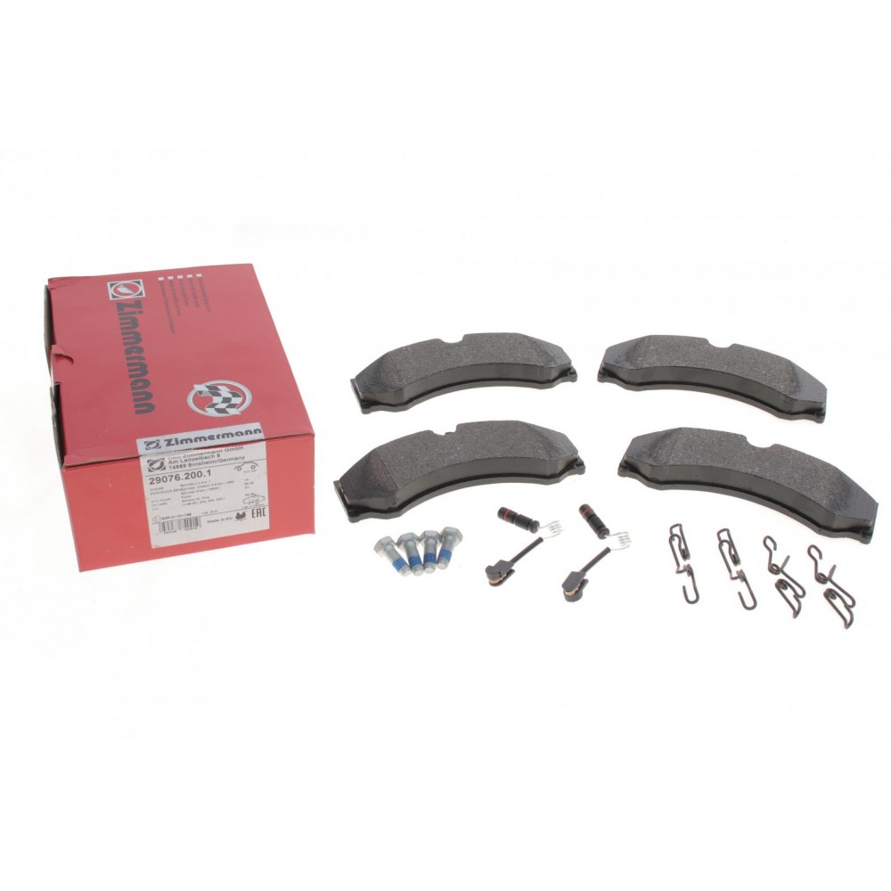 29076.200.1 ZIMMERMANN Комплект гальмівних колодок дисковий гальм