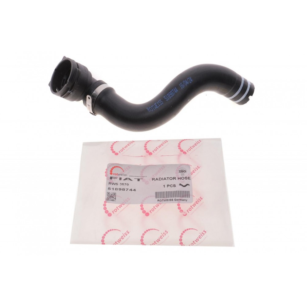 Патрубок радіатора (нижній) Fiat Doblo 1.3 Multijet 10-