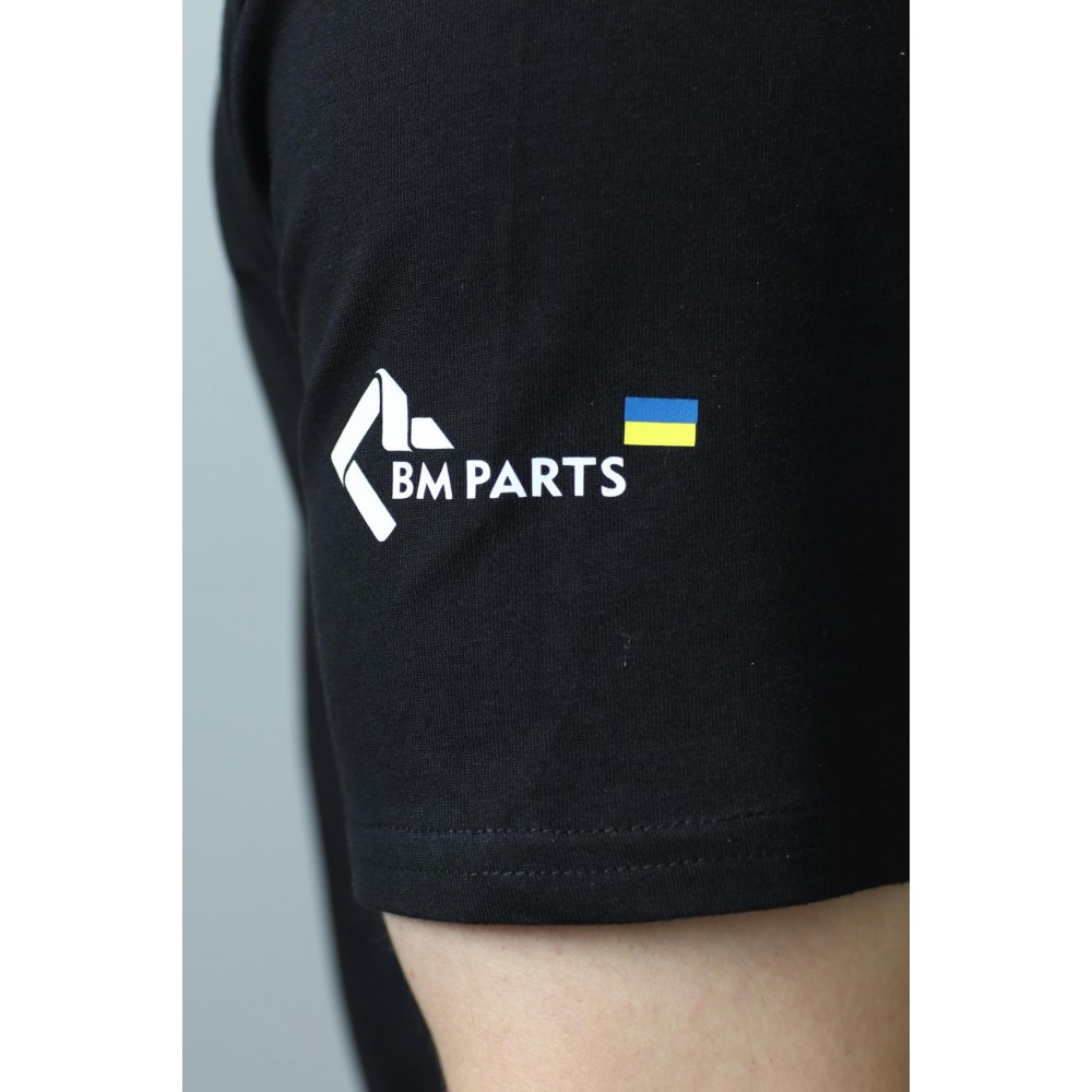 Футболка патріотична BM Parts, чорна, M
