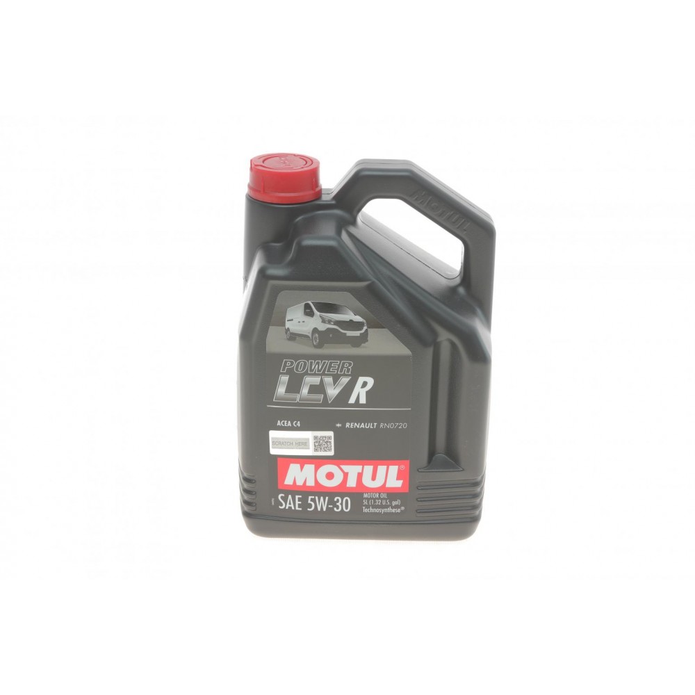 Олива моторне  синтетичне MOTUL Power LCV R SAE 5W30 5л (873351)