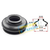 Пильник опори кульової рульового наконечника (універсальний) (52х32x32)