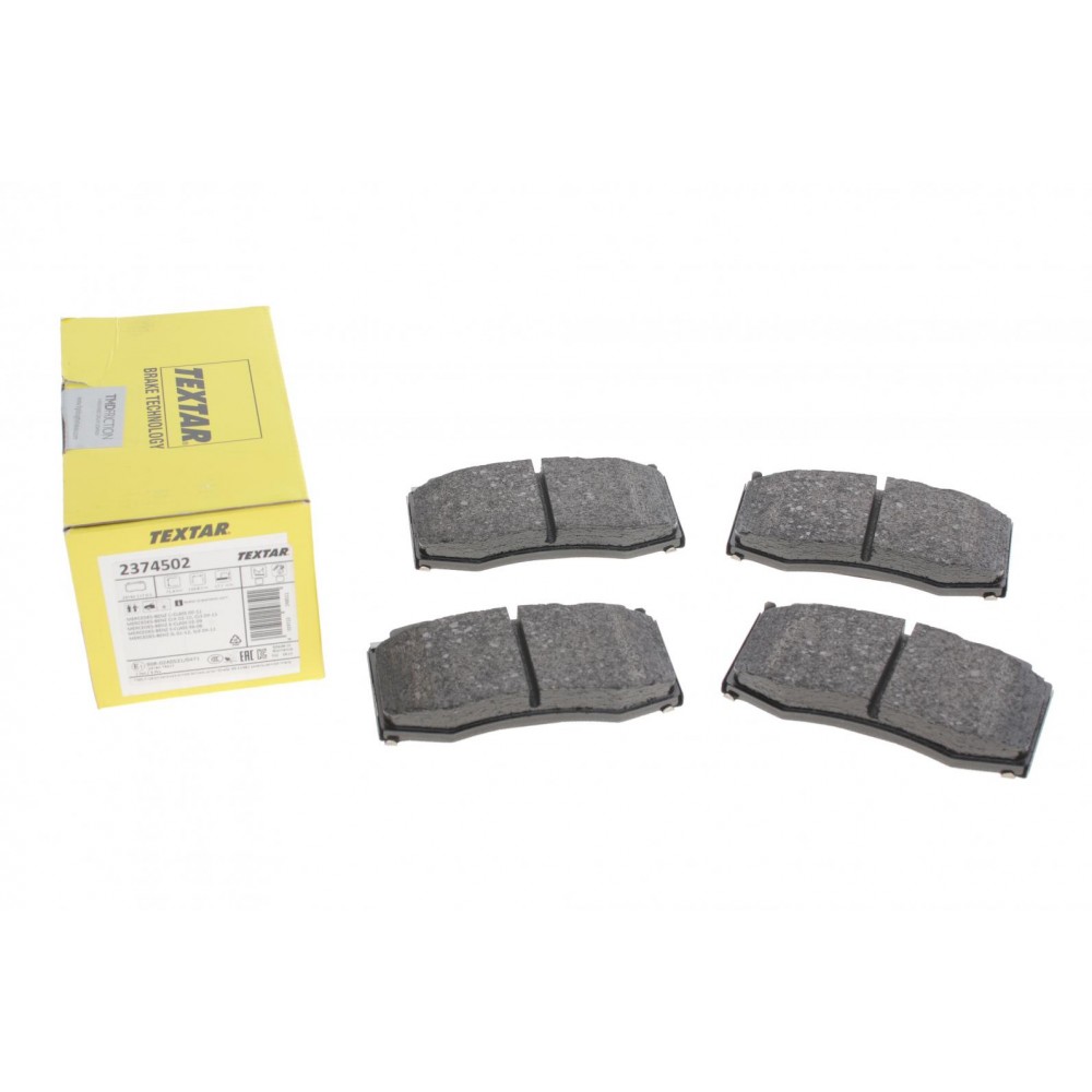 2374502 TEXTAR Комплект гальмівних колодок дисковий гальм