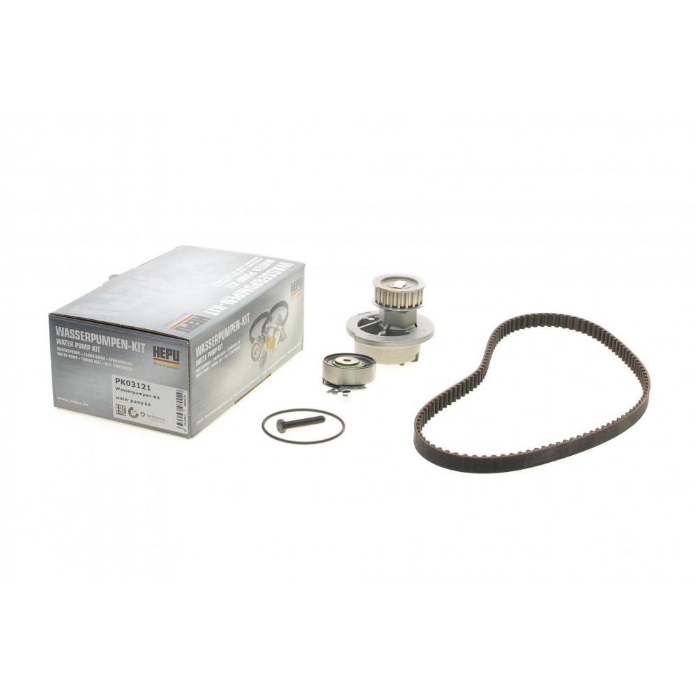 PK03121 HEPU Водяний насос комплект зубчастого ременя