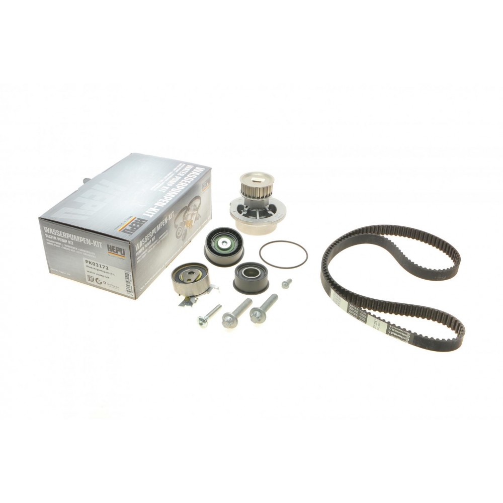 PK03172 HEPU Водяний насос комплект зубчастого ременя