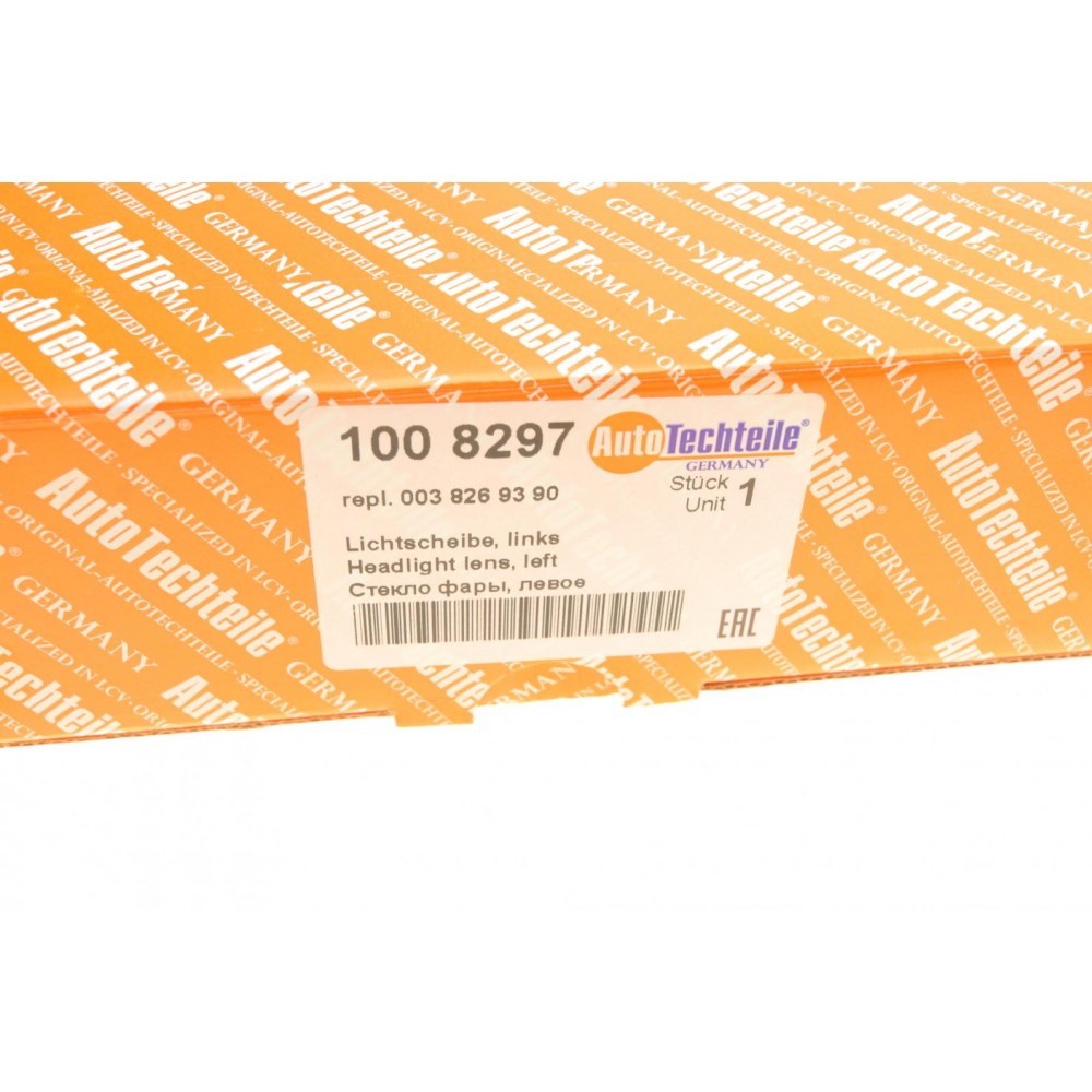 Скло фари MB Vito (W638) 96-03 (L) (8297)