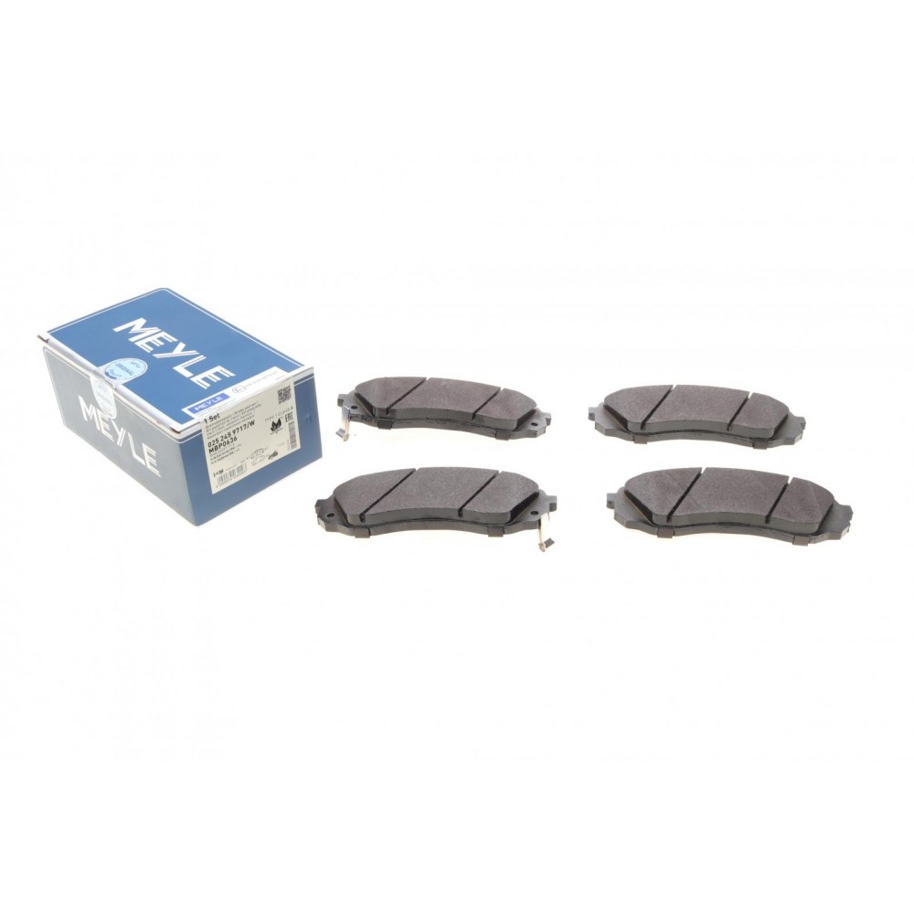 025 245 9717/W MEYLE Комплект гальмівних колодок дисковий гальм