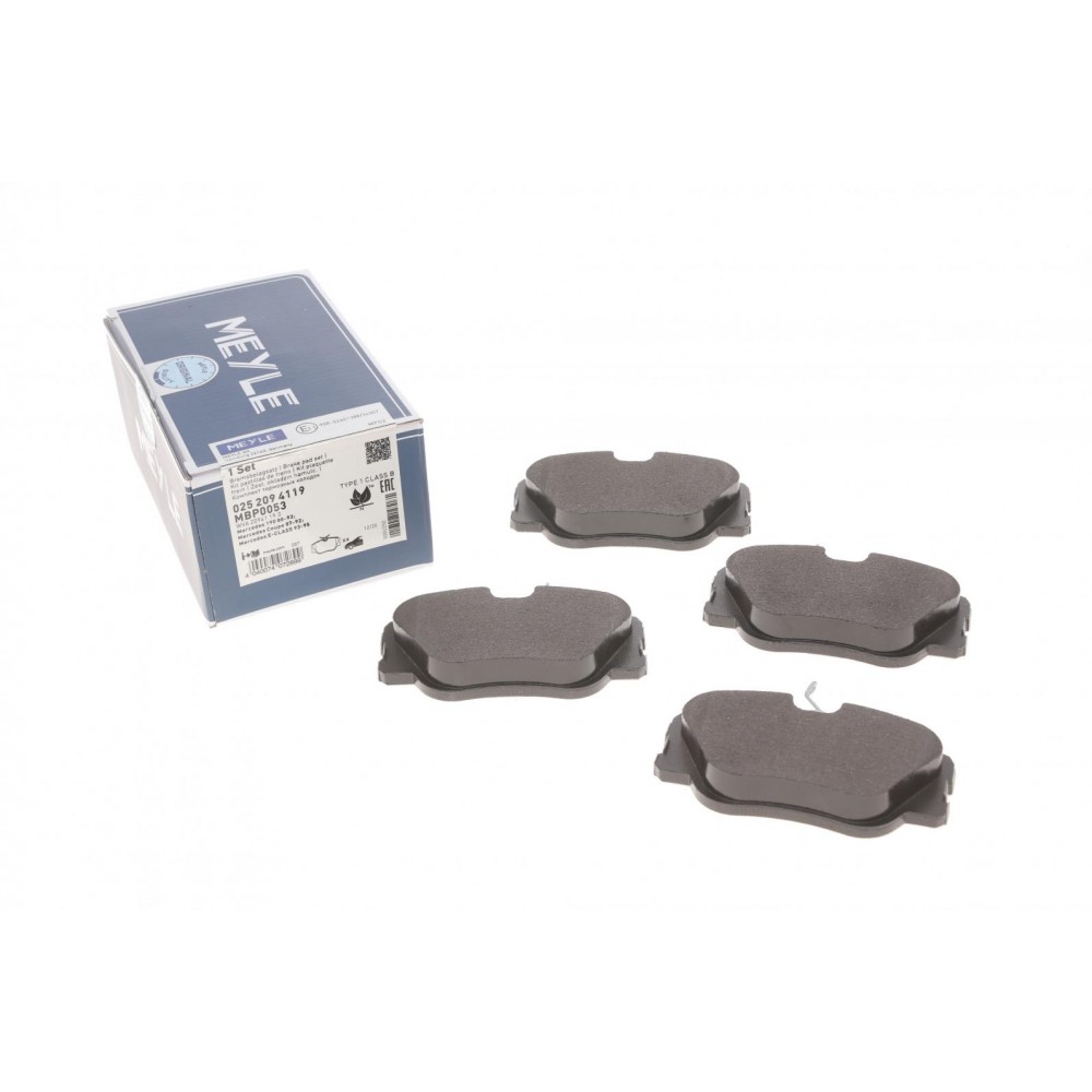 025 209 4119 MEYLE Комплект гальмівних колодок дисковий гальм