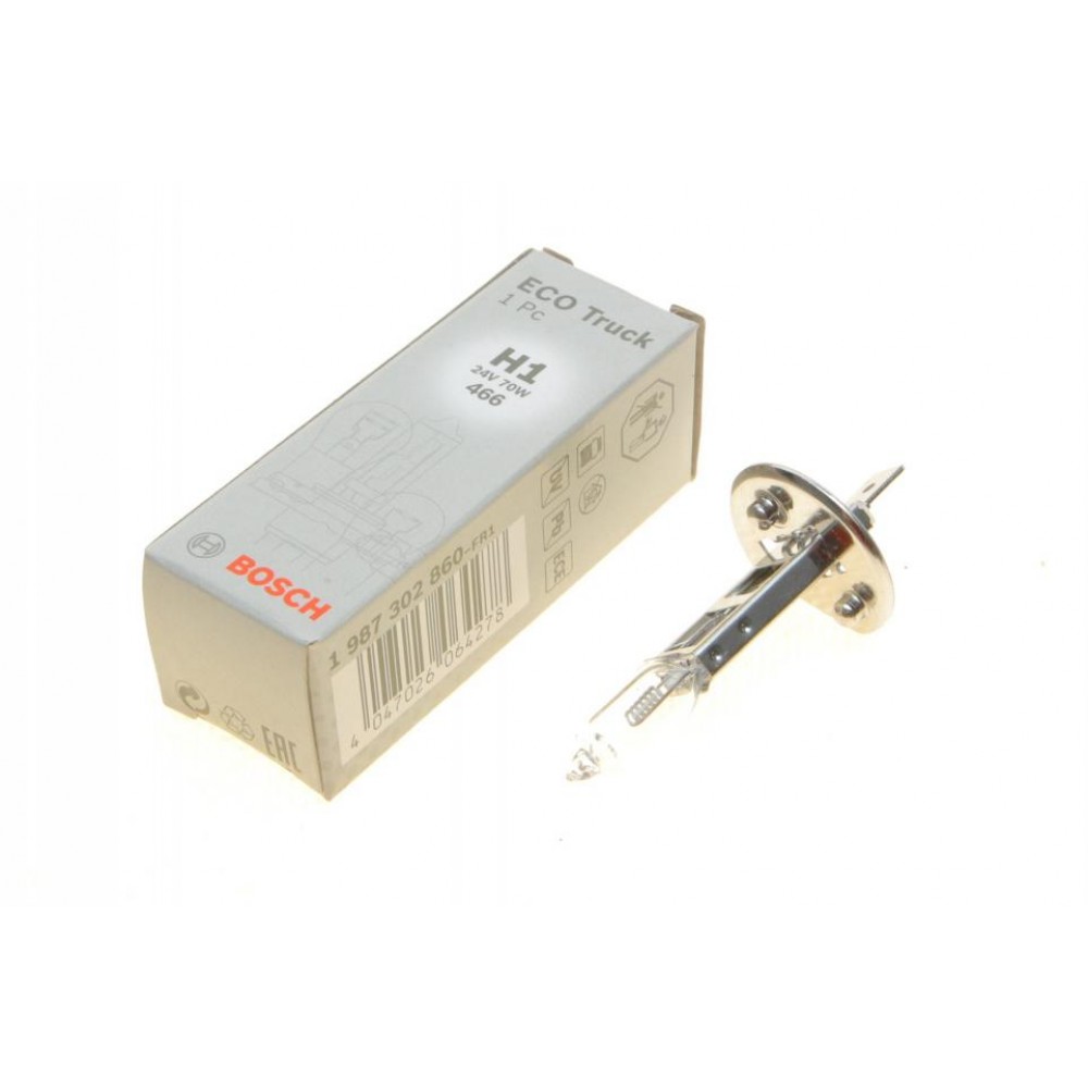 1987302860 Bosch Лампа H1 70W 24V ECO картон - кратн. 10 шт