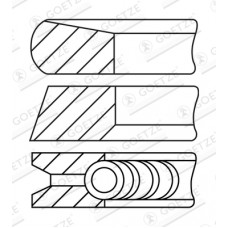 Комплект кілець поршневих GOETZE ENGINE 08-137507-30 Комплект кілець поршневих GOETZE ENGINE 08-137507-30