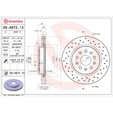 ГАЛЬМІВНИЙ ДИСК BREMBO 09.A972.1X