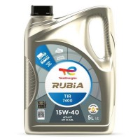 Олива моторна RUBIA TIR 7400 15W-40 5л Total 213669