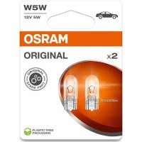 Автолампа Osram 5W 12V (к/т 2 шт) OSRAM 2825-2BL