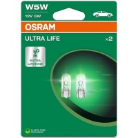 Автолампа Osram 5W 12V W2,1X9,5 OSRAM 2825ULT-2BL
