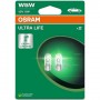 Автолампа Osram 5W 12V W2,1X9,5 OSRAM 2825ULT-2BL