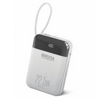 Універсальна мобільна батарея 10000mAh 22,5W (Type-C + Lightning Cable) BREVIA 45122