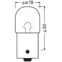 Автолампа Osram 10W 12V BA15S (к/т 2 шт) OSRAM 5008-2BL