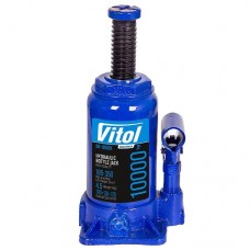 Домкрат гідравлічний Vitol 10т коробці, висота підйому 350мм VITOL 55378