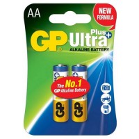 Комплект батарейок ULTRA PLUS ALKALINE 1.5V LR6 AA 2шт GP 63846