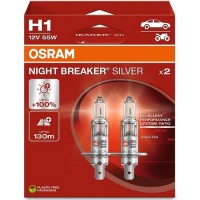 Автолампа Osram H1 12V 55W P14.5S (к/т 2 шт) OSRAM 64150NBS-2HB