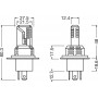 К-кт автоламп LEDriving (H4/H19 19W 12V 6500К P43T) OSRAM 64193DWESY-2HB