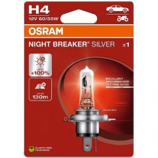 Автолампа Osram H4 12V 60/55W P43t OSRAM 64193NBS-1BL