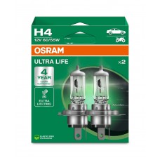 Автолампа Osram H4 12V 60/55W P43T к/т 2 шт OSRAM 64193ULT-2HB