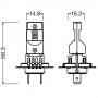 К-кт автоламп LEDriving H7/H18 16.2W 12V PX26D OSRAM 64210DWESY2-2HB
