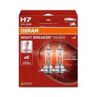 Автолампа Osram H7 12V 55W (к/т 2 шт) OSRAM 64210NBS-2HB