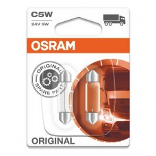 Автолампа Osram (24V 5W SV8.5-8 C5W) OSRAM 6423-02B Автолампа Osram (24V 5W SV8.5-8 C5W) OSRAM 6423-02B