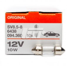 Автолампа Osram (10W 12V SV8,5 10,5x31) OSRAM 6438
