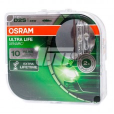 (к/т 2 шт) Автолампа ксенонова 4350K Osram (35W P32D-2) OSRAM 66240ULT DUO