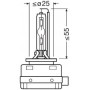 Автолампа ксенонова 35W D3S 4300K (к/т 2 шт) OSRAM 66340XN2-2HB