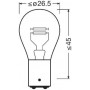 Автолампа Osram 21/5W 12V BAY15D (к/т 2 шт) OSRAM 7528-2BL