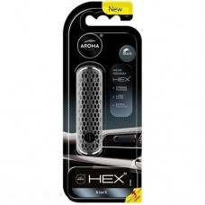 Ароматизатор на дефлектор Aroma Car HEX 10g - BLACK AROMA 83575