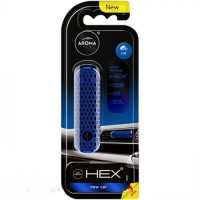 Ароматизатор на дефлектор Aroma Car HEX 10g - NEW CAR AROMA 83581