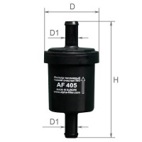 Фільтр паливний (ГБО) ALPHA FILTER AF405