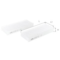 Фільтр салону к-т 2 шт ALPHA FILTER AF5067