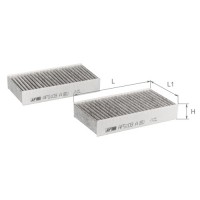 Фільтр салону к-т 2 шт ALPHA FILTER AF5103a