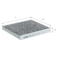 Фільтр салону ALPHA FILTER AF5141a