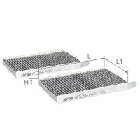 Фільтр салону к-т 2 шт ALPHA FILTER AF5256a