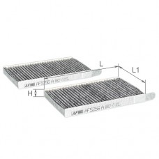 Фільтр салону к-т 2 шт ALPHA FILTER AF5256a