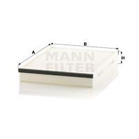 Повітряний фільтр салону MANN-FILTER CU 25007