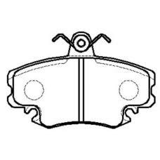 Комплект гальмівних колодок  - дискові HSB HP5197