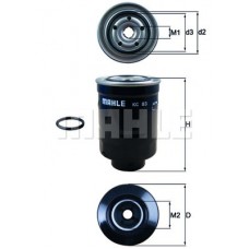 Фільтр палива MAHLE KC 83 Фільтр палива MAHLE KC 83
