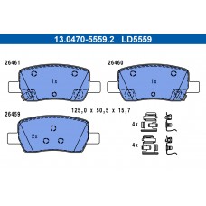 Тормозные колодки ATE 13.0470-5559.2