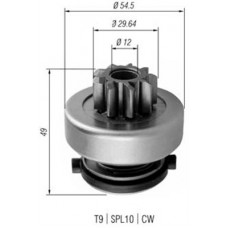 Бендикс стартера MAGNETI MARELLI 940113020354