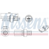 Датчик тиску хладогенту NISSENS 301136