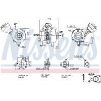 Турбокомпрессор NISSENS 93482